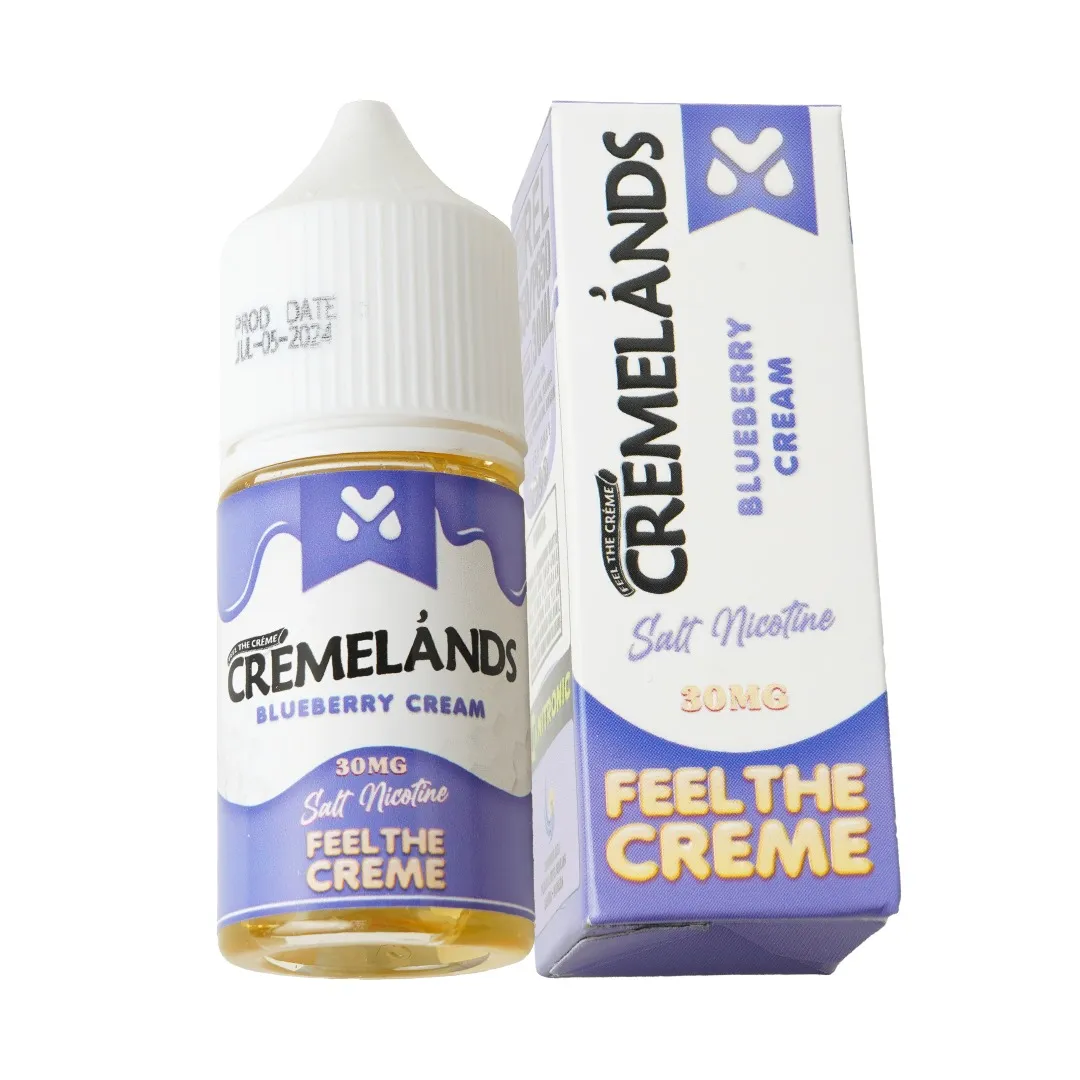 CREMELANDS – BLUEBERRY CREAM 30ML – 30MG