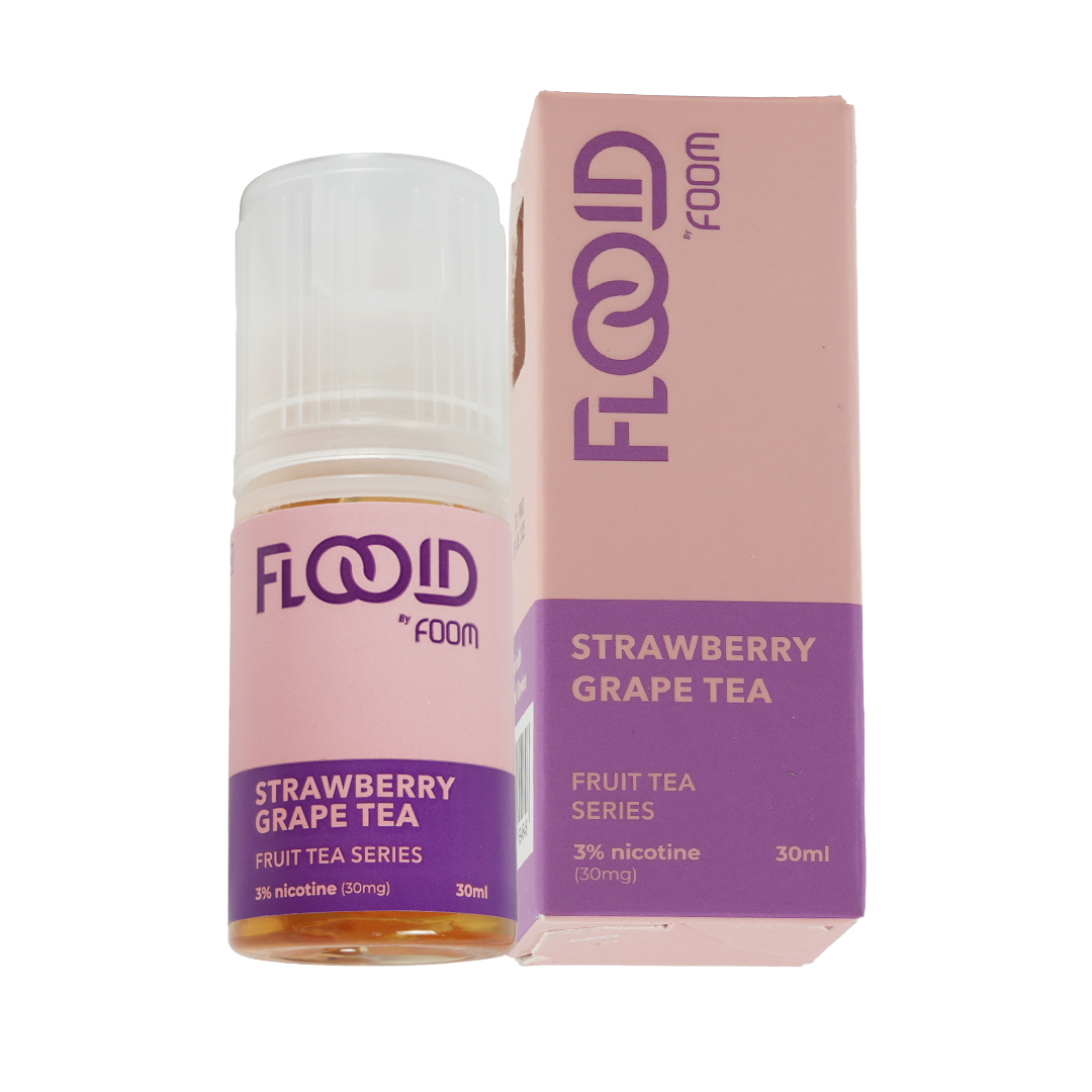 FLOOID FOOM – STRAWBERRY GRAPE TEA 30ML – 30MG