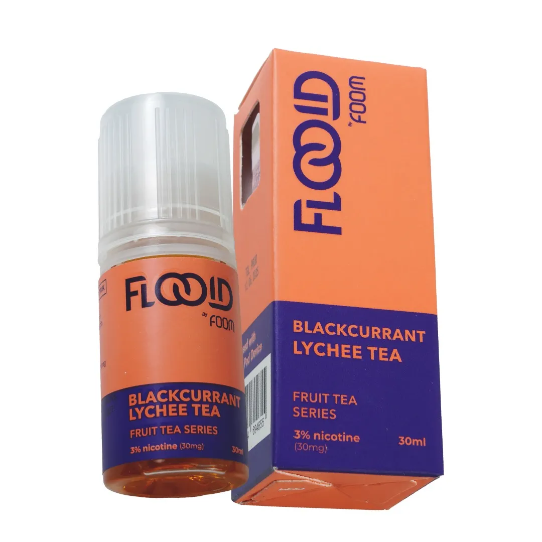 FLOOID FOOM – BLACKCURRANT LYCHEE TEA 30ML – 30MG